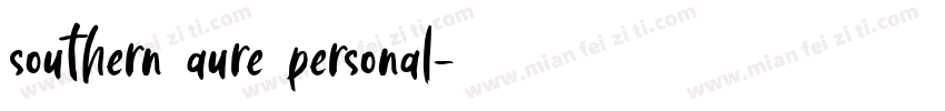 southern aure personal字体转换